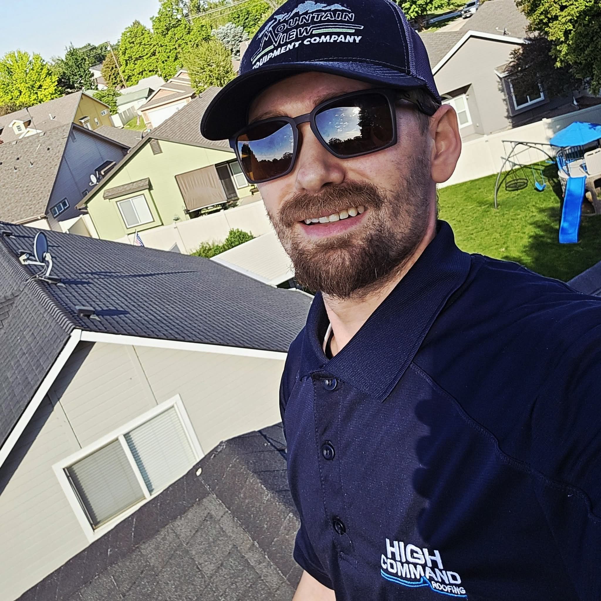 Raymond, owner of High Command Roofing, on a job site in the Treasure Valley