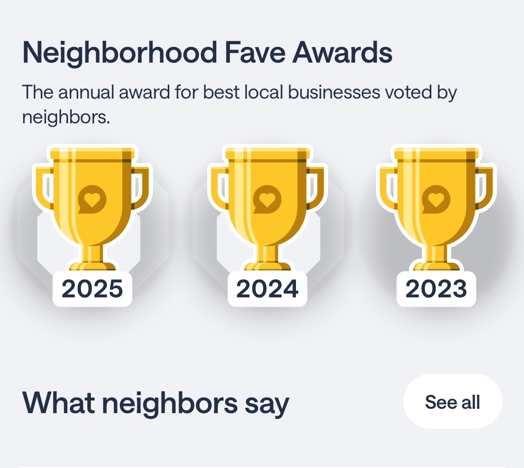 Nextdoor Neighborhood Fave Awards 2023, 2024 and 2025
