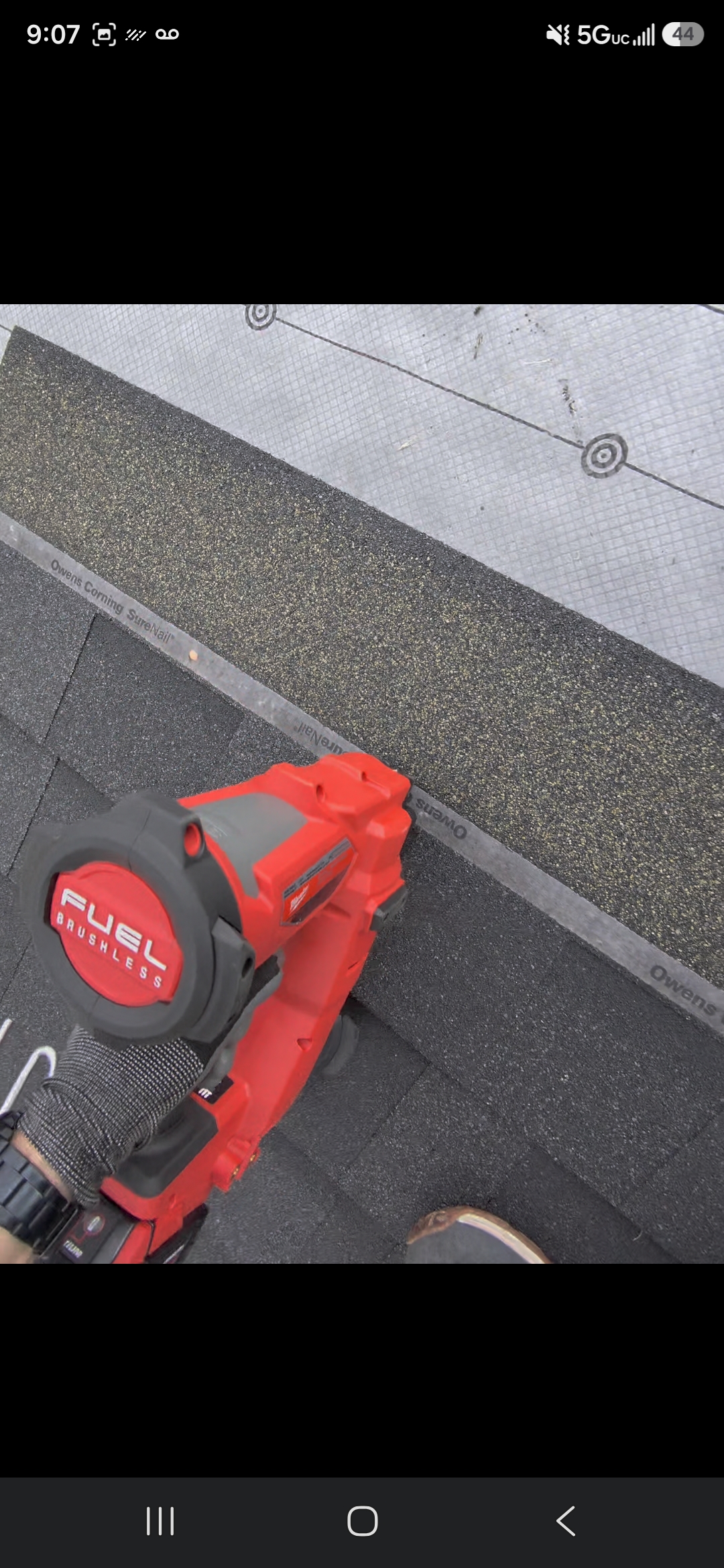 Close-up of quality roofing workmanship — the fix-it-right standard