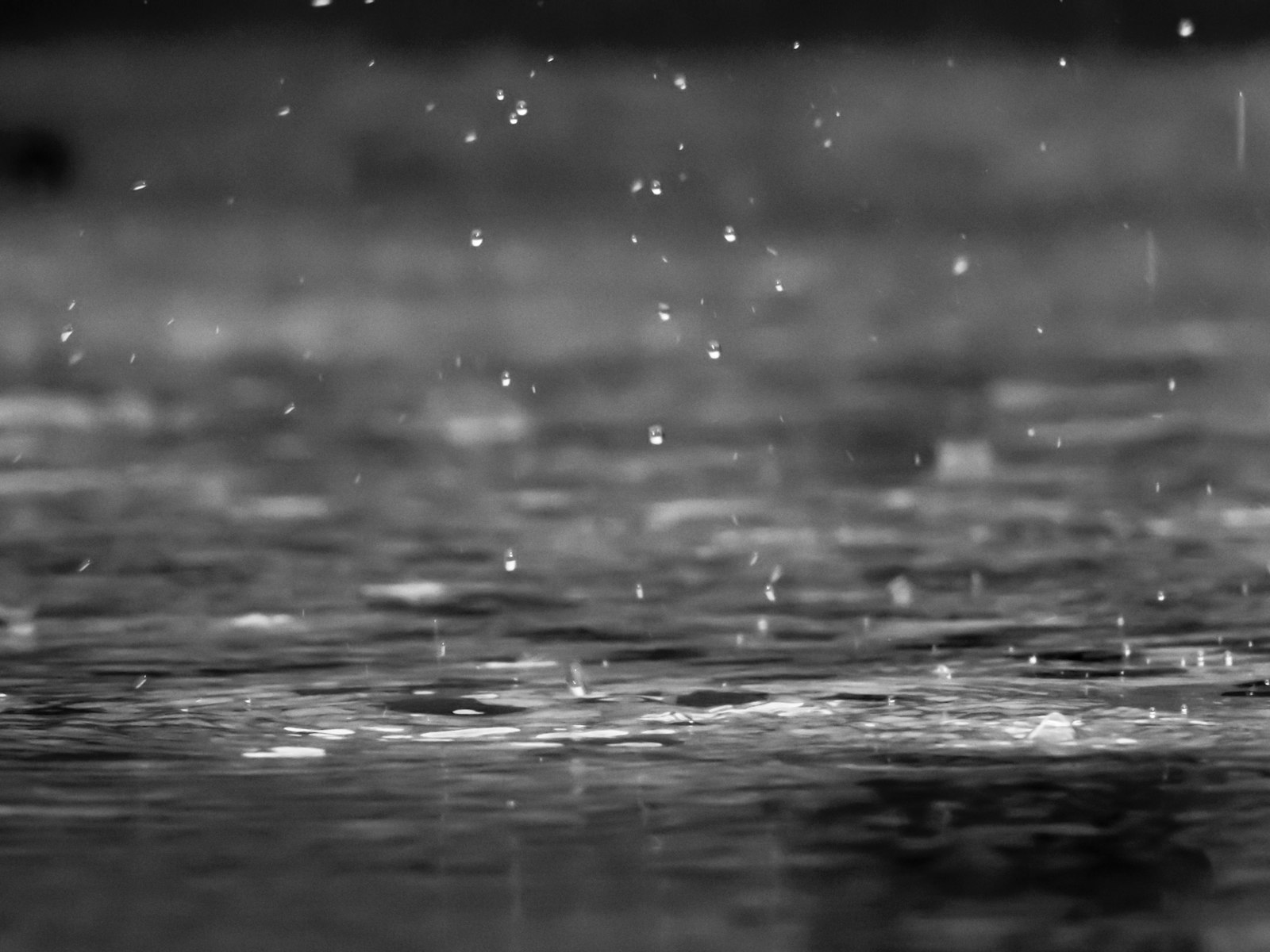 Heavy rain pouring during a storm